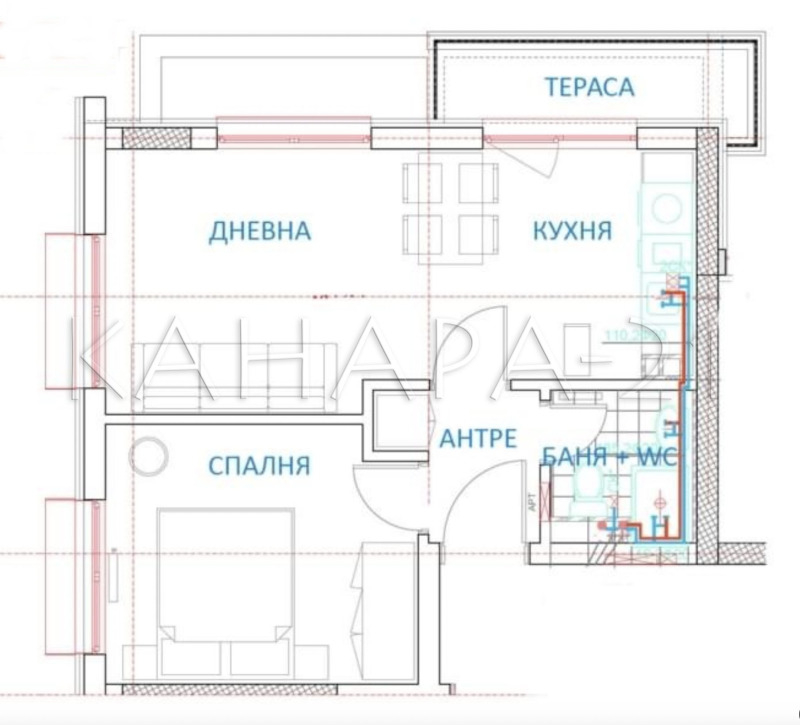 Дава под наем 2-СТАЕН, гр. София, Дружба 2, снимка 16 - Апартаменти - 53251522