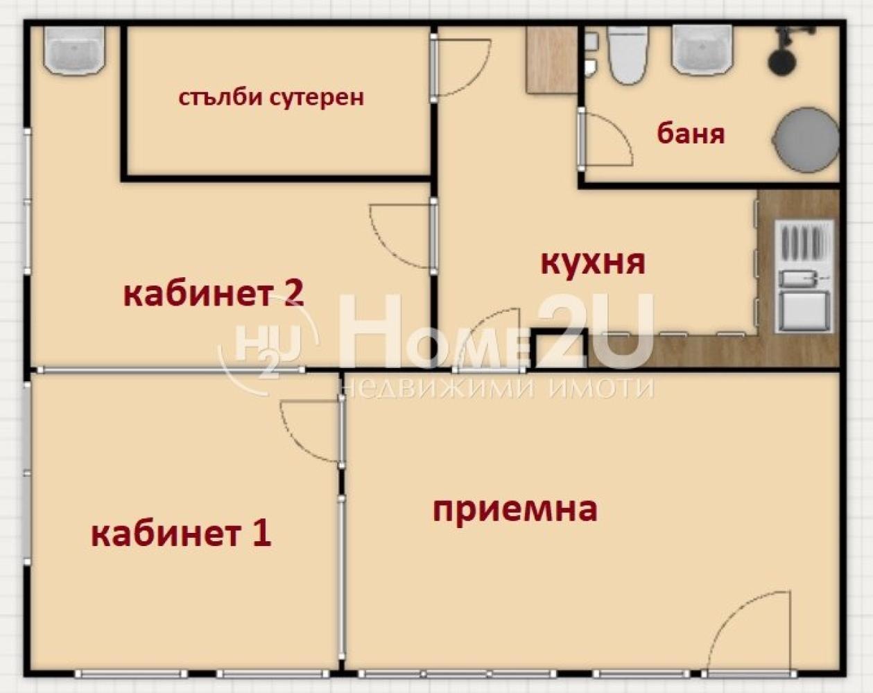 Дава под наем ОФИС, гр. Бургас, Център, снимка 15 - Офиси - 55554480