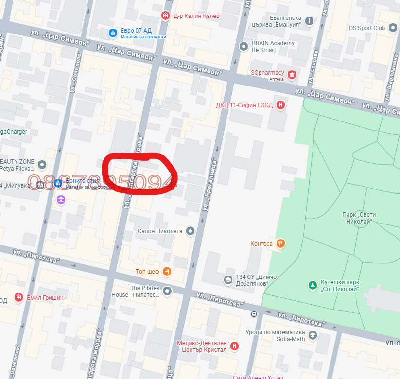 Дава под наем ГАРАЖ, ПАРКОМЯСТО, гр. София, Зона Б-18