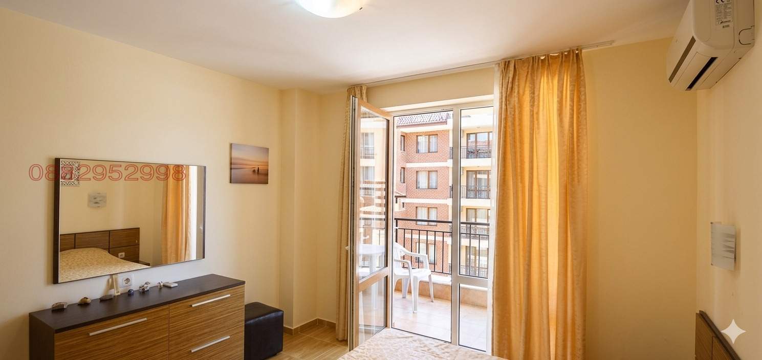 Дава под наем 2-СТАЕН, гр. Свети Влас, област Бургас, снимка 2 - Апартаменти - 53752065