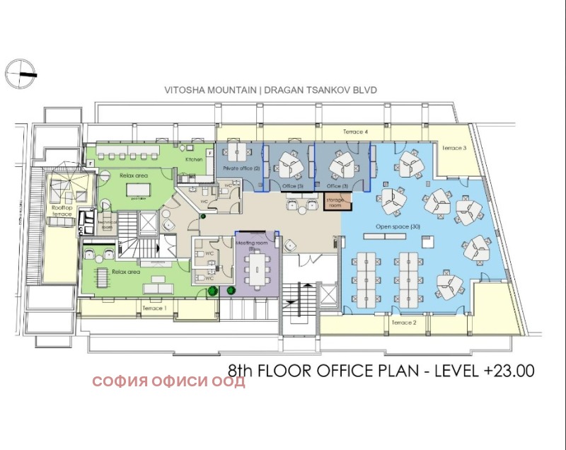 Дава под наем ОФИС, гр. София, Изток, снимка 15 - Офиси - 53003159