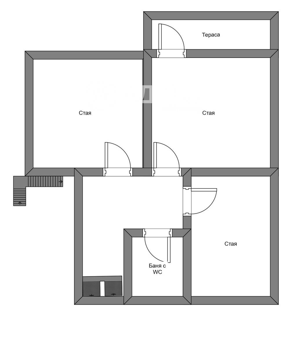 Дава под наем КЪЩА, гр. София, Изток, снимка 3 - Къщи - 54188621
