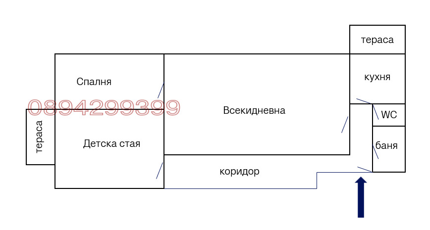 Дава под наем 3-СТАЕН, гр. Пловдив, Кючук Париж, снимка 13 - Апартаменти - 53912539
