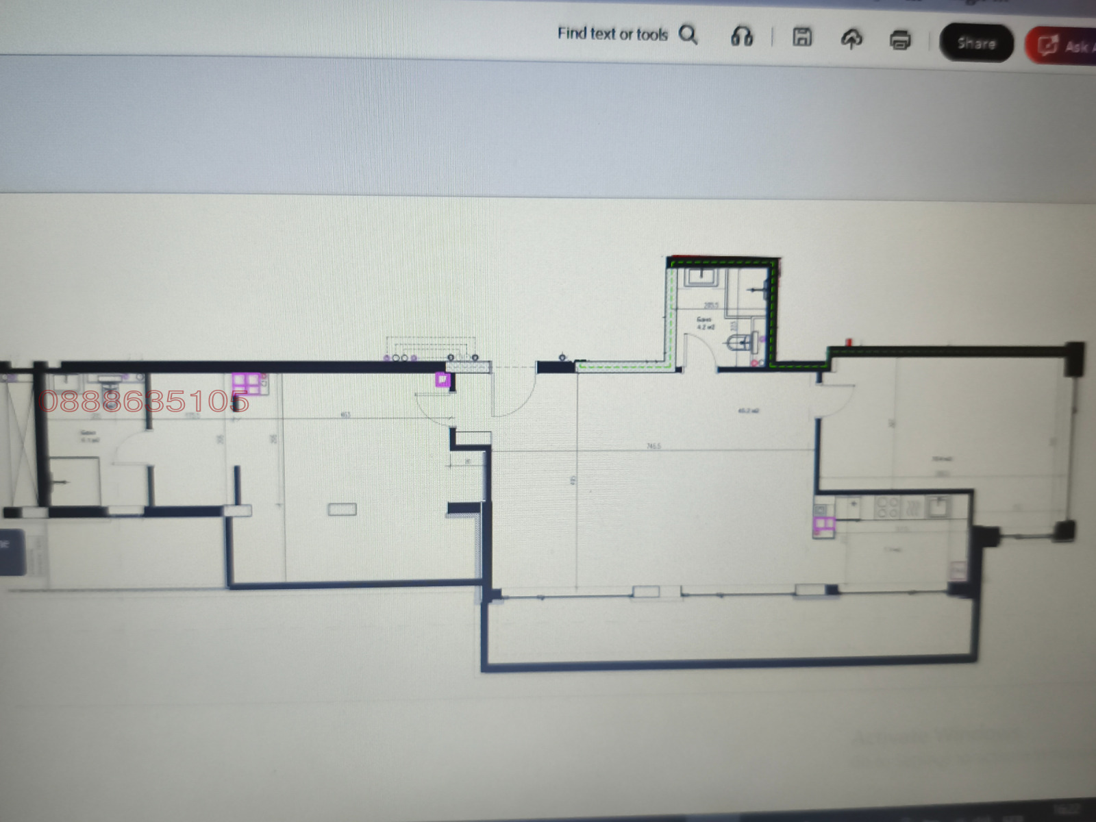 Дава под наем ОФИС, гр. София, ПЗ Хладилника, снимка 14 - Офиси - 53703070